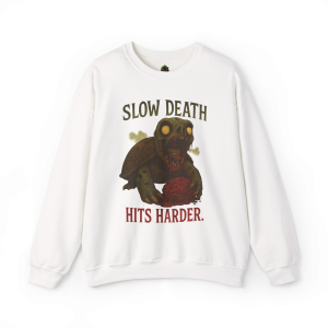 Slow Death Hits Harder – Undead Turtle Sweatshirt